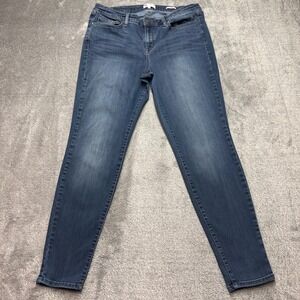 William Rast Perfect Skinny Jeans Women 32 Blue Good JWRB069D Stretch Denim